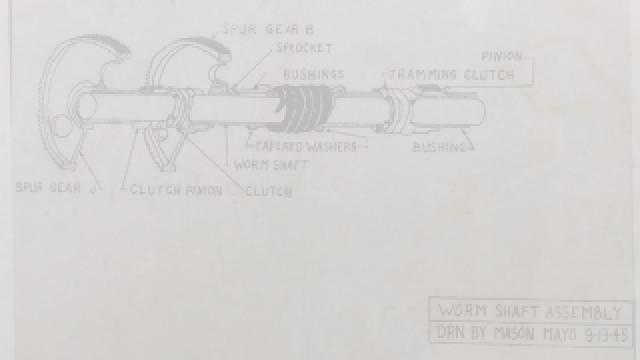 Mine shaft assembly part diagram